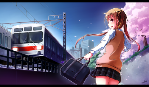 樱花绽放时微笑1