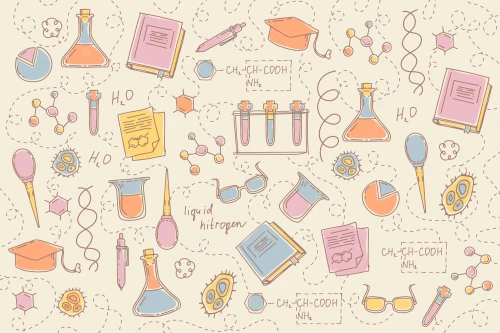 hand drawn science education background 23 2148499315
