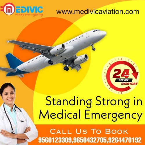Medivic Aviation provides the most trustworthy Air Ambulance Service in Ranchi for safe patient transportation amenities with high-class medical care assisting your loved one from bed to bed moves with a high level of intensive care by a specialist MD doctor and expert medical squad who give effective aids. If you need then make a call to Medivic Aviation and book a world-level air ambulance for secure shifting service.

Visit Us: http://bit.ly/2nZbBVF