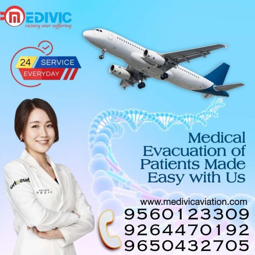 Medivic Aviation Air Ambulance Service in Mumbai is rendering top-class emergency medical solutions for seriously ill patients and immediate shifting service from one city hospital to another major city hospital. We render instant bed-to-bed service with specialist MD doctors and trained medical panels who care for the patient at the same time.

Website: http://bit.ly/2kOmWXn
