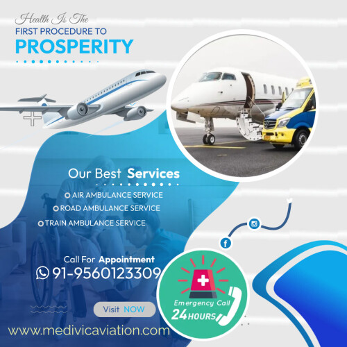 Medivic Aviation Air Ambulance Service in Bhubaneswar offers the top-grade emergency and non-emergency medical transport service with a remarkable medical setup for prompt shifting. We are the most demandable medical charter aircraft service at a genuine cost.

More@ https://bit.ly/2W0vtr2