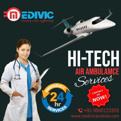 Medivic Aviation Air Ambulance from Chennai to Delhi provides a superb and enhanced medical transport service with all medical setups for the convenient shifting of the patient in any emergency and nonemergency medical cases. 

More@ https://bit.ly/3QdNBpJ