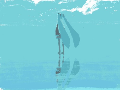 Konachan.com 334291 agyou sonokou l animal aqua hair bird hatsune miku polychromatic vocaloid