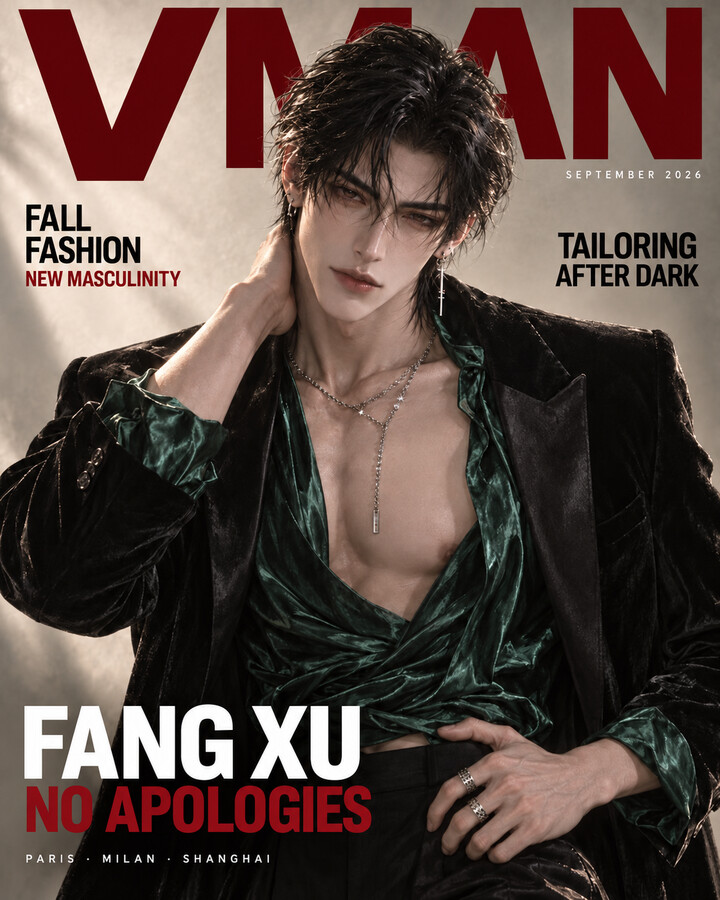 方叙 V MAN封面