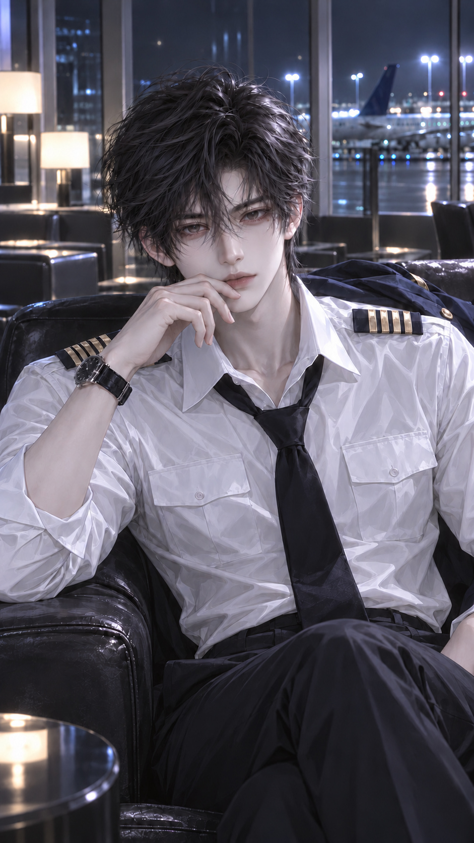 A320机长闫川制服照
